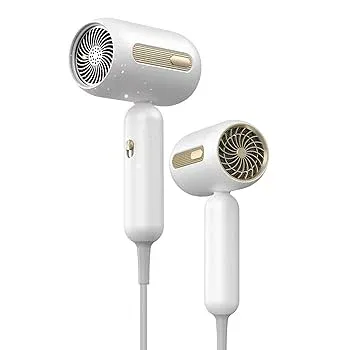 【中古】Benicci ドライヤー ヘアドライヤー【2億マイナスイオン 青色LED 大風量 NTC温度制御システム】3つのモード 1200W 速乾 ノズル付属 冷風温風熱風