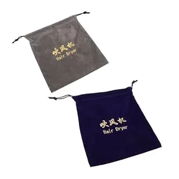 【中古】Healeved 2個 収納袋 カールドライヤー 実用的な収納ポーチ ゴミ袋 化粧道具バッグ な ポーチ の容器 カールブロードライヤー トラベルバッグ ミ