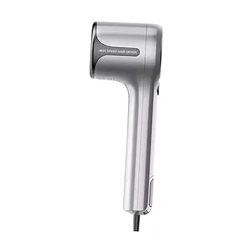【中古】Perfk ヘアドライヤー 110000 RPM ヘアケアドライヤー コンパクト 低騒音 ノズル付き 速乾性 高速 ホテル 旅行 サロン 自宅用