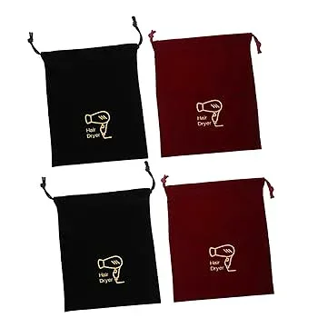 【中古】DECOMELODY 4個 収納袋 送風機 バッグ 真空 製品 ディフューザー付き dry bag 巾着 キャリルダー 化粧品袋 旅行用品 ファブリック