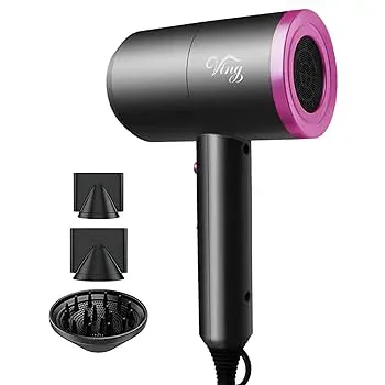 【中古】【未使用】VING ヘアドライヤー 2020サーモスタットヘアドライヤー 冷熱風 ドライヤー 速乾 マイナスイオン乾燥機 3段階風速 1800W大功率 ヘアドライヤー