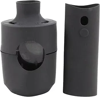 【中古】【未使用】HADWAO ヘアドライヤーのケースカバー 用 ソフトなシリコーンゲル ポータブル 防塵 送風機用保護スキンカバー 超音速ヘアドライヤー用 ブラック