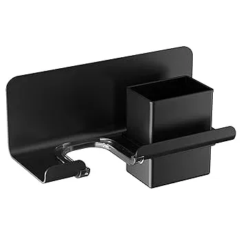 【中古】【未使用】JIAaiqing Hair Dryer Holder Bathroom Dryer Cradle Wall Mounted Hairdryer Organizer Hair Dry Cradle Hair Dryer Stand Bathroom Acces Hair