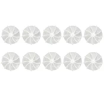 【中古】【未使用】ミニヘアドライヤーファンブレードミニファンブレードプラスチック小電力ヘアドライヤーファン葉モーターアクセサリー (10 個) ヘアドライヤーフ