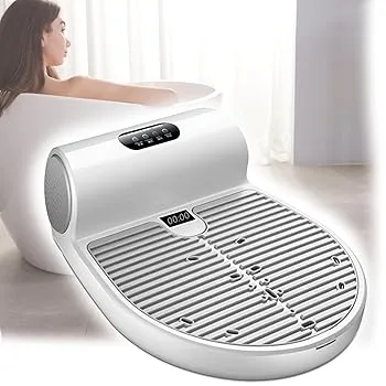 【中古】【未使用】シャワー後の全身ドライヤー、防水マイナスイオンボディヒーターブロードライヤー、浴室/ホテル用、足元タッチパネル乾燥機、2風速ボディケアド