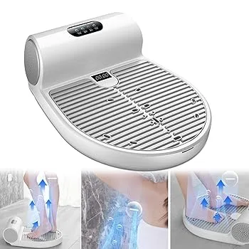 【中古】【未使用】1350ワットバスルーム全身ドライヤー、シャワー後の防水ボディドライヤー、体重計付きマイナスイオン全身ドライヤー、急速空気乾燥、加熱および