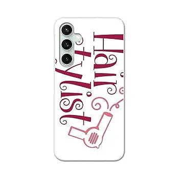 【中古】【未使用】Galaxy S23 FE 用 ハードケース SCG24 対応 igcase スマホカバー カバー ケース 031800 美容院 スタイリスト ドライヤー ピンク