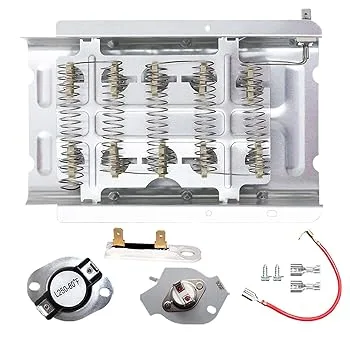 【中古】【未使用】ドライヤー発熱体キット | 9 個セットサーモスタット発熱体 | 家庭、アパート、ホテル、ビジネス用途に最適な、互換性の高いドライヤー加熱アク