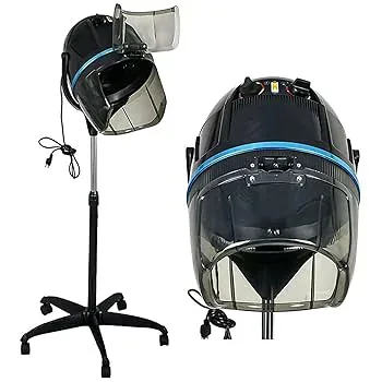 【中古】【未使用】ZCBYBT ローリングベースの調節可能なフード付きヘアドライヤー 950W サロン機器プロフェッショナルスタンドアップボンネットヘアドライヤー