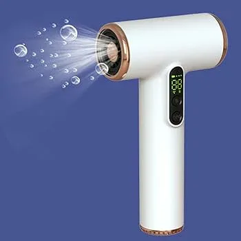 【中古】【未使用】Giawkca USB充電式コードレスヘアドライヤー、15000mAhバッテリー&温風と冷風付きポータブルトラベルブロードライヤー、アートペインティング/