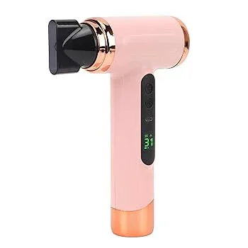 【中古】【未使用】ヘアドライヤー、15000mAh 200W 充電式ポータブルブロードライヤー ノズル付き コードレスヘアドライヤー トラベルヘアドライヤー ミニ 高速乾燥