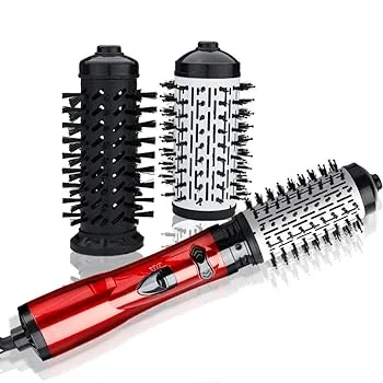 【中古】【未使用】Kisigim 3-in-1の熱気のスタイラーおよび回転ドライヤーは乾燥した毛のために毛をまっすぐにする 1つの熱気のスタイラーおよび回転ドライヤー否