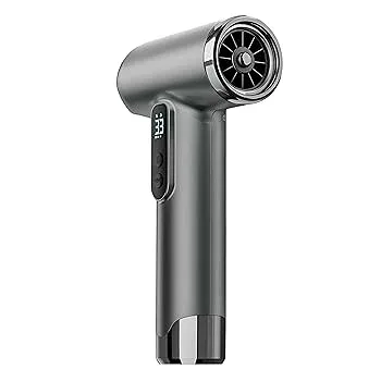 【中古】【未使用】コードレスヘアドライヤー、100000RPM 15000mAh USB充電式ヘアドライヤー、家庭用旅行用ノズル付き200W速乾性ブロードライヤー (SILVER)