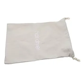 【中古】【未使用】ASAKKURA 収納袋 バケツバッグ 綿の バッグ 布巾着袋 巾着化粧ポーチ 綿の巾着袋 ホテルの バッグ トラベルバッグ ファブリック Light Grey