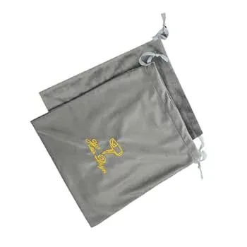 【中古】【未使用】OSOLADY 2個 収納袋 dry bag 旅行用 バッグ 巾着ポーチ 用の収納袋 巾着 バッグ 巾着袋 ファブリック Grey
