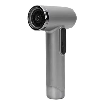 【中古】【未使用】ポータブルヘアドライヤー、革新的なUSB充電式デザイン200Wコードレスヘアブロワー、家庭用15000mAh低ノイズ (米国プラグ)