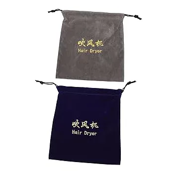 【中古】【未使用】LALADEFIEE 2個 収納袋 バッグ 巾着袋 家庭用収納ポーチ 化粧容器 ヘアブロワーポーチ 用品 巾着ドライヤーポーチ 綿の巾着袋 トラベルドライヤ