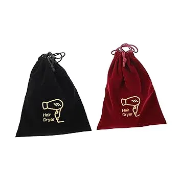 【中古】【未使用】NOLITOY 2個 収納袋 ドライヤーブロー ボンネット 用ディフューザーアタッチメント 2パック サロン 二 巾着袋 トラベルバッグ 客室備品 ファブリ