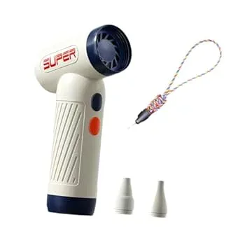 【中古】【未使用】GARENDE 旅行用ミニヘアドライヤーと多機能掃除機3段階風力調整付き, 青