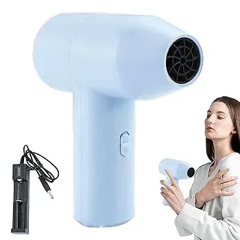 【中古】【未使用】充電式ヘアドライヤー - ワイヤレスヘアドライヤー、USB充電式ウェアラブルヘアドライヤー|軽量ワイヤレスヘアドライヤー、教室のためのクイック