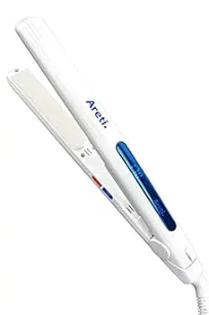 【中古】【未使用】Areti(アレティ) 20mm ヘアアイロン ストレート カール 2way マイナスイオン 純 セラミック ハイブリッド i679PCPH-WH ストレートアイロン オ