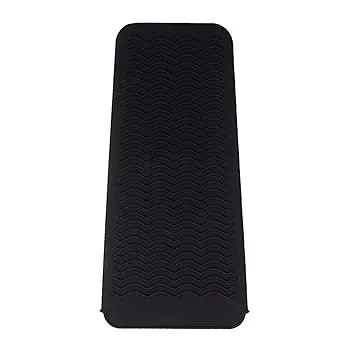 【中古】【未使用】Wakaka ヘアアイロンケース ヘアアイロン収納ポーチ ヘアアクセサリー ストレートヘアアイロン収納袋 専用耐熱シリコンマットポーチ ヘアアイロ