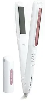 【中古】【未使用】パナソニック ヘアアイロン カール・ストレート両用 海外対応 32mm 白 EH-HW12-W