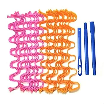 【中古】【未使用】24 Pieces Hair Curlers Styling Kit,Wave Style ,Hair Rollers No Heat ,Hair Curlers Spiral Curls ,curl former (50 cm/ 19.6 Inc)