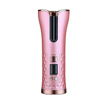 【中古】【未使用】YJYJ 自動カールアイロン コードレス自動ヘアカーラー 温度調整 USB充電 ポータブル ワイヤレス スピン カールアイロン 自己ヘア スタイリング用