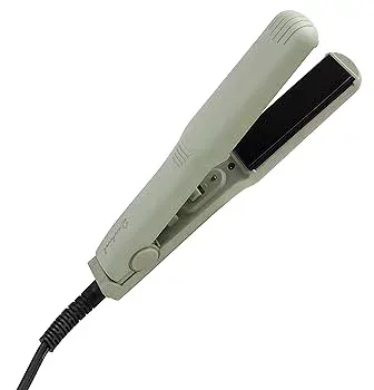 【中古】【未使用】ストレートアイロン ミニ コンパクト 前髪 寝癖 に かわいい オリーブ MEBL-A155PO