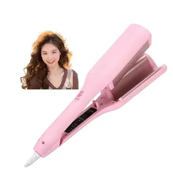 【中古】【未使用】フレンチウェーブヘアアイロン フレンチエッグローラー用 USB 充電式 V字型ヘアアイロン 温度調節可能 韓国風の小さな波巻き カール ウェーブア