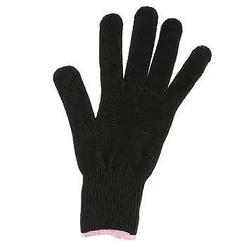 【中古】【未使用】プロ 耐熱 手袋 ヘア アイロン スタイリング カール 両手適用 ストレートツール 美容用品 耐熱 保護 手袋 1枚