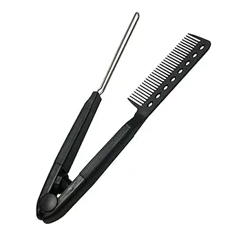 【中古】【未使用】MUSISALY 1個 V字型縮毛 コーム あなたのシンプルなヘアスタイリストをストレートコーム プロのストレートヘアアイロン ヘアツール ブラシコーム