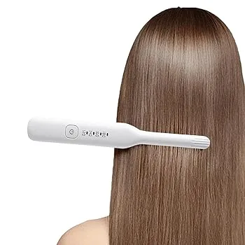 【中古】【未使用】ヘアフラットアイロン、プロのストレートヘアアイロン - ヘアアイロンセラミックカーラーフラットアイロンストレートヘアアイロン | 温度調整可