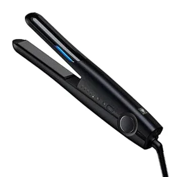 【中古】【未使用】シャープ ストレート ヘアアイロン IB-S8000-B プラズマクラスター ビューティ ダイヤモンドコーティング 海外対応 ミッドナイトブラック