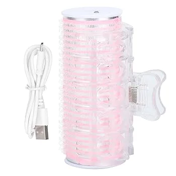 【中古】【未使用】MUNEFE ヘアローラー、USB ポータブルヘアローラー、前髪カーリングヘアスタイリングツール DIY 理髪電動ヘアカーラーツール