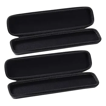 【中古】【未使用】DECOMELODY 2個 収納袋 アクセサリーバッグ用 ミニ 運営 ストレート トラベルケース 旅行用ヘアツール カーラー ホルダー パラ Black エヴァ