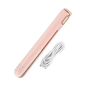 【中古】【未使用】ストレートヘアアイロン カーリングツール、ヘアカーリングフラットアイロン、2 In 1ヘアスタイリングツール、高速加熱、温度調節可能17.0x2.2x2