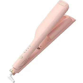 【中古】【未使用】otoye ピンクのウェーブヘアアイロン25mmセラミックカーラー 150℃?210℃ 4段階温度調節持ち運びに便利 8000万個のマイナスイオンカーラー 耐熱