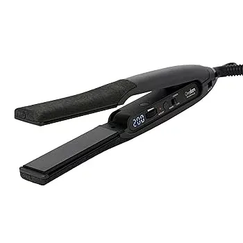 【中古】【未使用】Onedam ワンダム ヘアアイロン コテ ストレート カール 水蒸気爆発しない シルキーブラック加工 スピード温度上昇 ケアモード 自動電源オフ 25mm