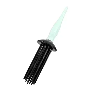 【中古】【未使用】Beavorty ふわふわの巻き毛の髪の櫛 カーリングワンド ポータブルヘアカーリングコーム 塊状のブラシ 用のコーム サロンコーム ヘアボリュームツ