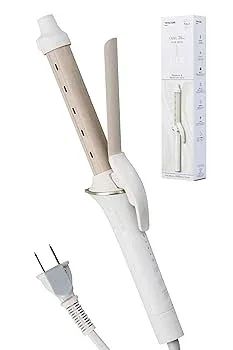 【中古】【未使用】テスコム ヘアアイロン 26mm マイナスイオン シルクコーティング 140-200℃ 温度調整/ロック/メモリー 海外対応 自動OFF ラク抜きプラグ コード