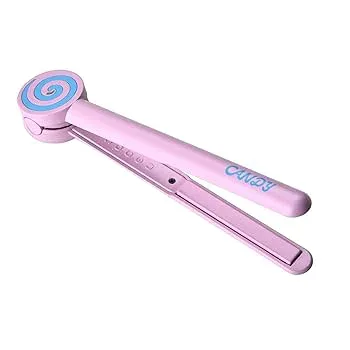 【中古】CANDY USB ヘアアイロン チェリーピンク