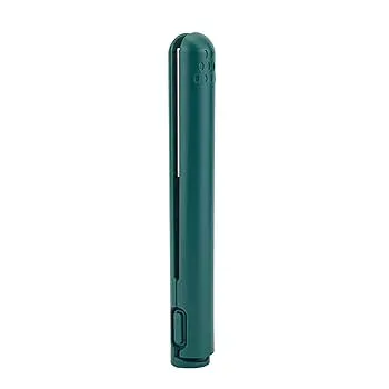 【中古】Hosioe ポータブル小型ヘアアイロン 2-in-1 デュアル目的ストレートヘアアイロン USB プラグカーラー家庭寮旅行用