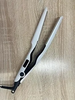 【中古】ヘアアイロン ストレート&カール2WAY【2023新登場・120℃〜230℃温度調整・3000万マイナスイオン・海外対応】27mmプレート ヘアストレートアイロ