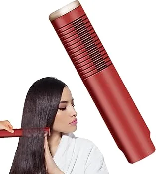 【中古】ストレートヘアアイロンコーム,3 つのギア制御を備えたコードレス USB 充電ミニヘアストレートナー | 美容パーソナルケア用スタイリングアイロン