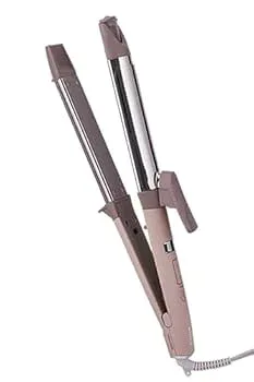 【中古】テスコム ヘアアイロン カールアイロン コテ 32mm ストレート/カール 2way マイナスイオン 海外対応 スチーム 温度調整/ロック/メモリー 自動OFF