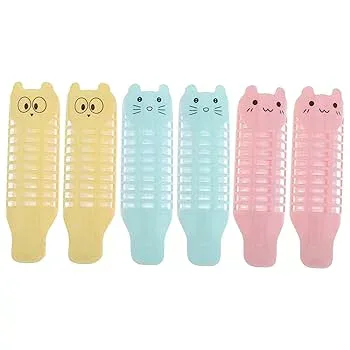 【中古】FRCOLOR 6本 アイロン ヘア スタイリング ツール ヘア アクセサリー プラスチック ヘア ローラー ヘア カーリング ツール ヘア スタイリング ク