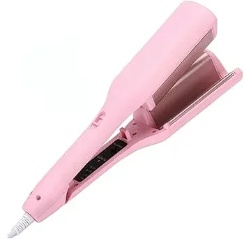 【中古】フレンチウェーブヘアアイロン フレンチエッグローラー用V字型ヘアアイロン 温度調節可能 USB 充電式 カール ウェーブアイロン マイナスイオンヘ