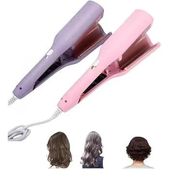 【中古】Siuhuig フレンチウェーブヘアアイロン フレンチエッグローラー用V字型ヘアアイロン 温度調節可能 USB 充電式 カール ウェーブアイロン マイナス